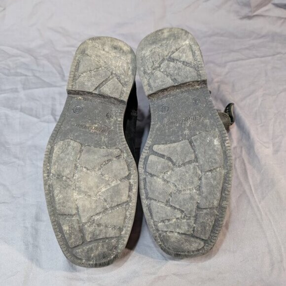 Blundstone Black Leather Slip On Chelsea Boots Size 6 - Picture 5 of 6